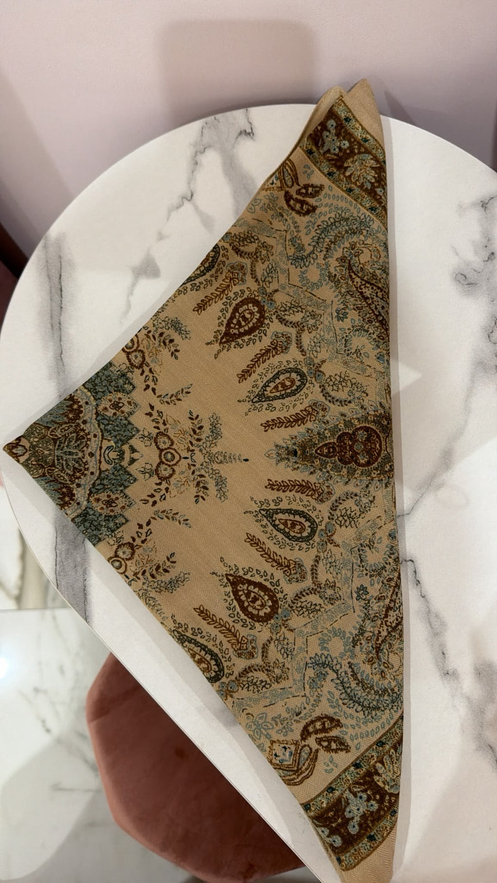 Foulard Triangolare Paisley