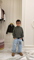 DENIM CHIARO OVER