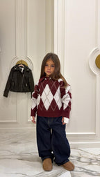 MAGLIONE A QUADRI